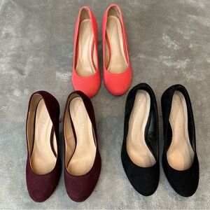 Kelly & Katie Larissa High Heels Bundle - Size 8 (Black) 8.5 (burgundy & Pink)